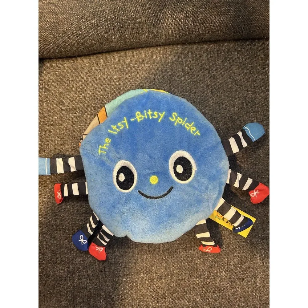 Melissa & Doug Kids The Itsy Bitsy Spider Soft Cloth Activity Book Sensory Toy
